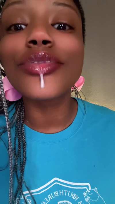 Let me slobber on that yummy cock :)