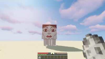 So I found a Ghast skin and had to edit the noise for the nightmares
