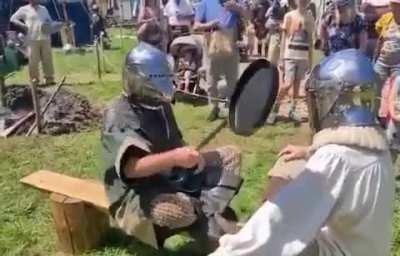The frying pan fighting championship