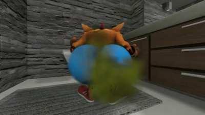 Thanks, I hate Crash Bandicoot inflating his ass and then farting