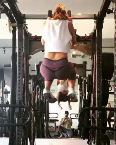 She got an onion, for sure...