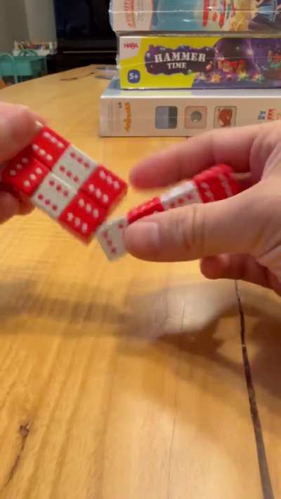 I designed ‘lucky dice’ that turned out to be great for fidgeting