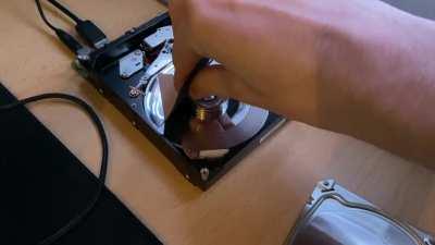 Sanding my 2TB Seagate HDD