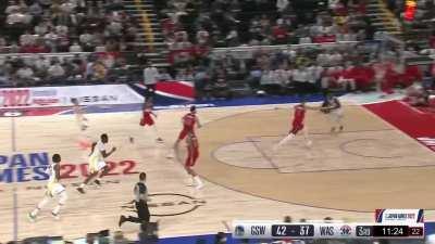 [Highlight] James Wiseman Posterizes Kristaps Porzingis!