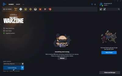 Can't Launch Warzone for some reason. Any help on it?