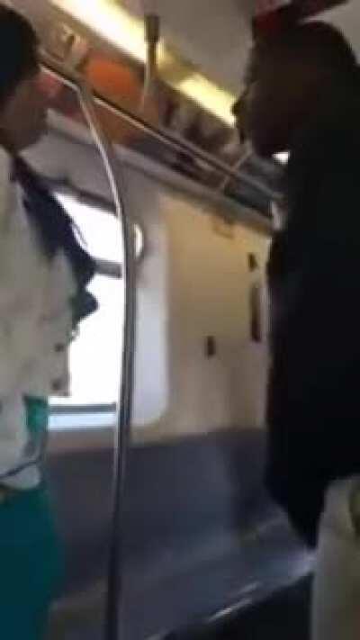 She was itching to use the spray