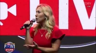 Obvious Russian asset Marjorie Trailerpark Queen says 