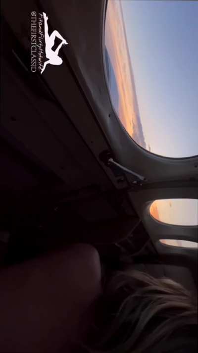 Miles high in the sky taking that monster cock