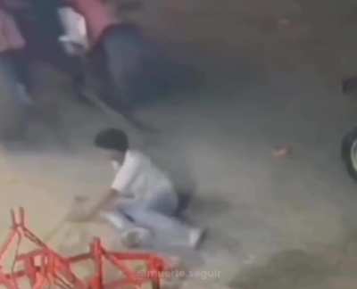 Bro stood up instantly!