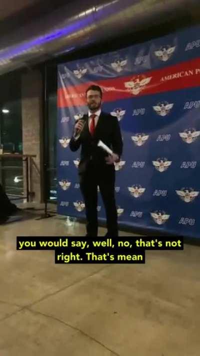 MAGA Nazi says women and gay men shouldn't be allowed to vote