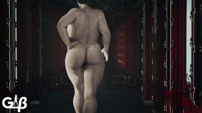 lady D naked walk (GeneralButch)