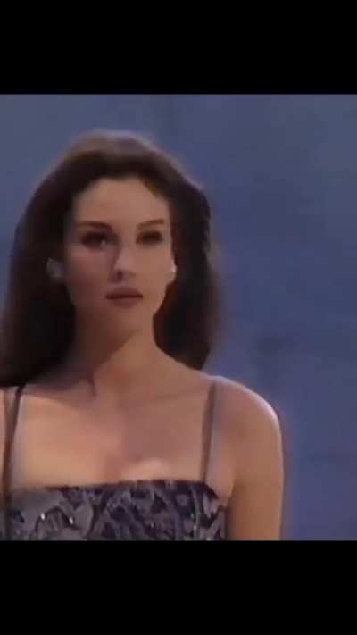 Presenting for Armani in Barcelona (1992)