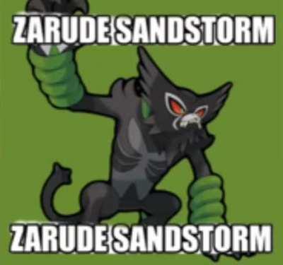 zarude sandstorm