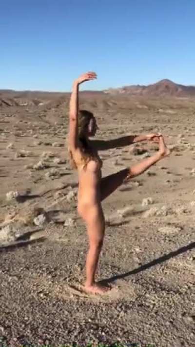 Flowing in the desert