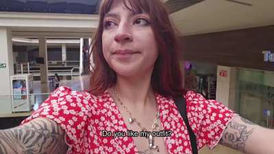 Flashing the Uber on my way to the mall