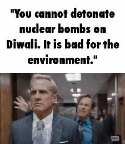 These li*bruls and their 'cilmate chang'. It is not real. Celebarte Diwali with crakcers and nuclear bombs to OWN THE LIRBERALS.