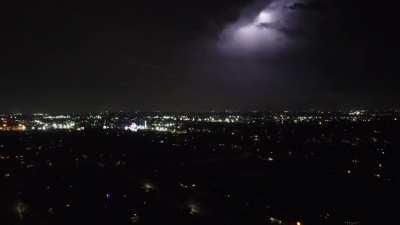 Loving the storm ⛈️