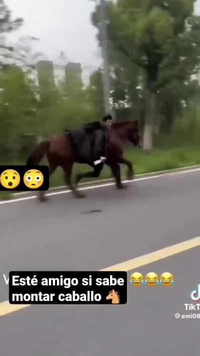 Main character after defeating the villain