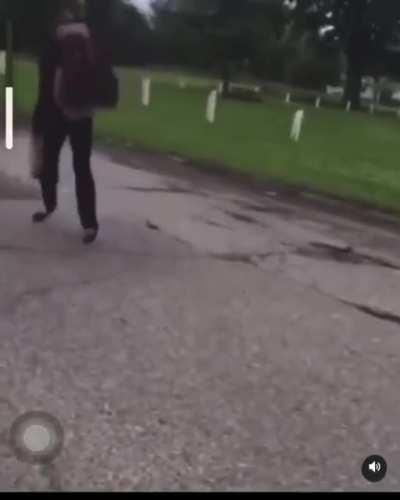 She really slammed her on her cranium😭