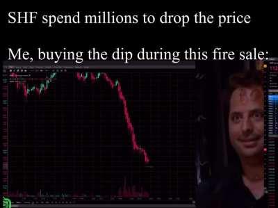 The SHF are insane! Spending millions upon millions to drop the price, FOR WHAT? There’s no way out of this mess. I’m the mean time, BUY THE DIP! Lfg!!