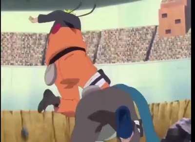 Naruto ragdolling Konohomaru always gets me weak 😂