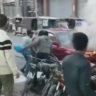 He a little confused but he got the spirit