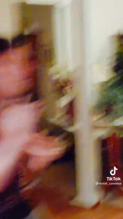 Absolutely Chads protect their clean shaven friend from Furry