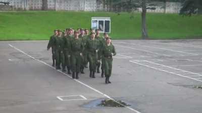 If you are having a bad day, here is the video of Russian soldiers singing 'Barbie Girl'