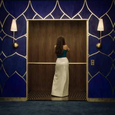 Salma Hayek | 2020 Golden Globes Elevator | InStyle