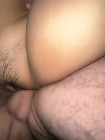 I love when my balls clap against her clit😩 