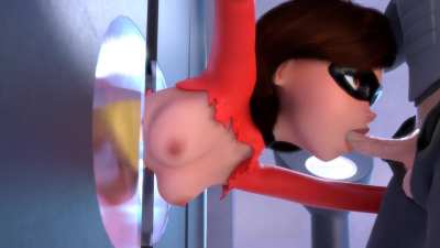 Elastigirl - Stuck and SpitRoasted (lvl3toaster) [The Incredibles]