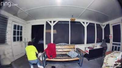 Man is a hero to his wieners !