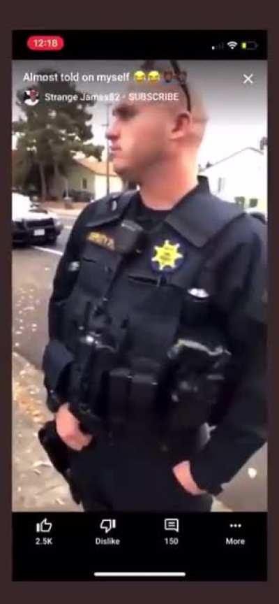 Almost told on yourself....