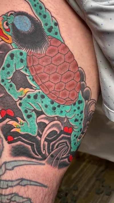 This Kappa dug up this jewel 💎 done at the last Roc city convention. Message me for appointments/consultations info@josechalarcatattoos.com Private studio NYC 🗽- Hudson Valley Tattoo Co, Wappingers Falls NY 🌲