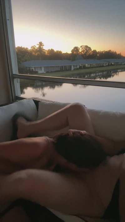 Let a hot mom deep throat you to completion