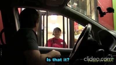 Freaking out Drive-Thru Workers!