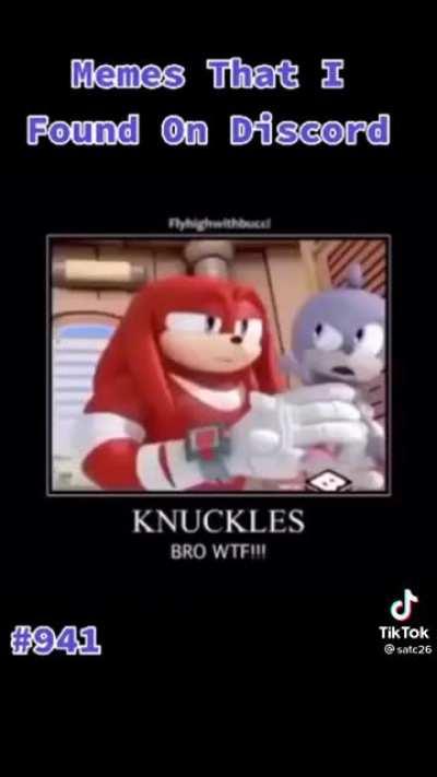 Knuckles gone too far