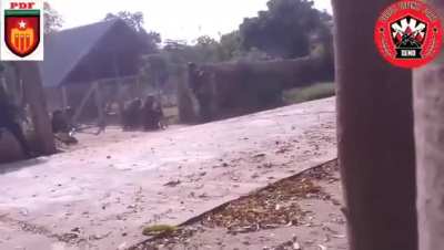 Myanmar/Burmese PDF Rebels attack Junta troops and convoys on the Monywa-Ayadaw Road [January 5-19] (Music from Source)