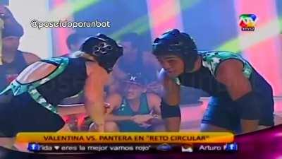 Valentina Shevchenko Taps Out a Cocky Male Boxer