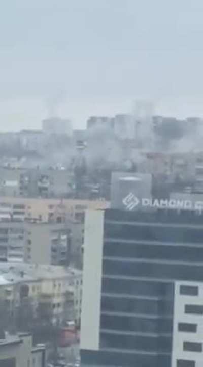 Russian nazi attacks Kharkiv with “grad”, WAR CRIME!