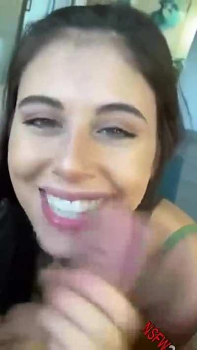 Babe is in love with that dick!