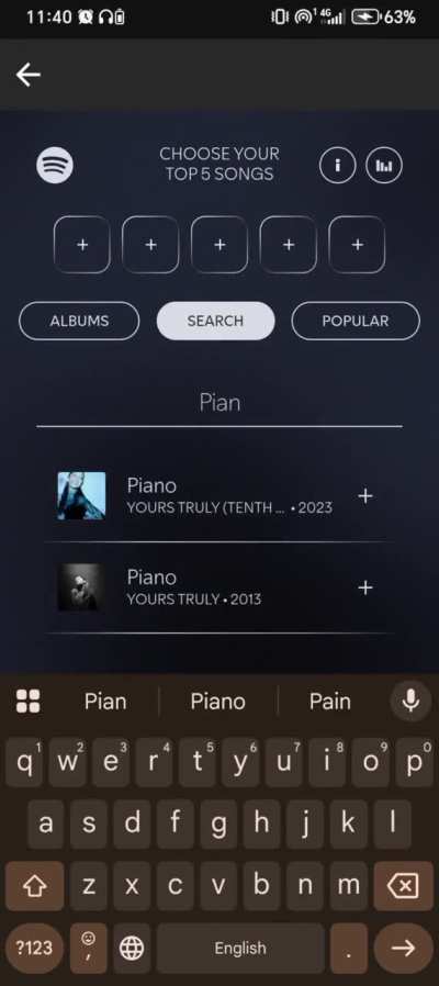 For those who don't have Spotify, this is what their Ariana Grande experience looks like