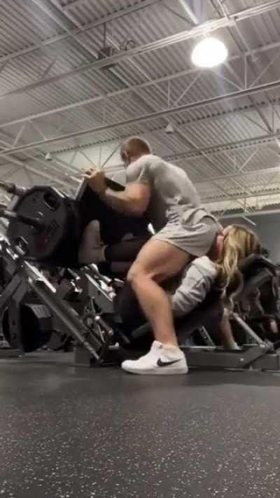 Leg day at the gym
