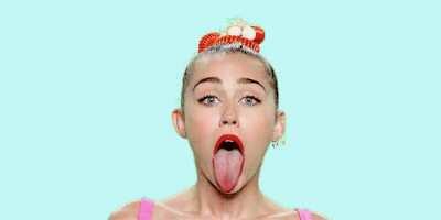 Miley Cyrus and her top tier tongue
