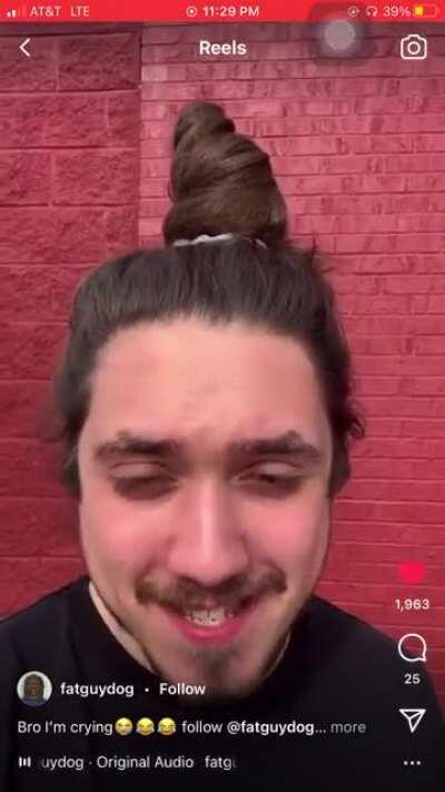 Another version of the video posted here earlier with an on point muscle man impression