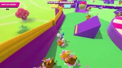 Most intense heart pumping moment i have ever experienced in Fall Guys