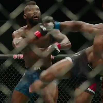 The Octagon-side angle might be the best one yet Flushed face #UFCFightIsland5