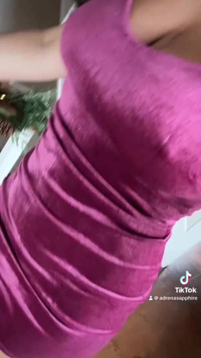 The beauty of following me on TikTok @AdrenaSapphire