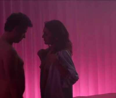 Brazilian actress Dira Paes riding like a pro