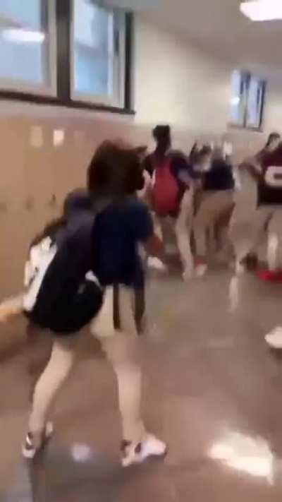 Guy decides to show off his dance moves in the middle of a fight